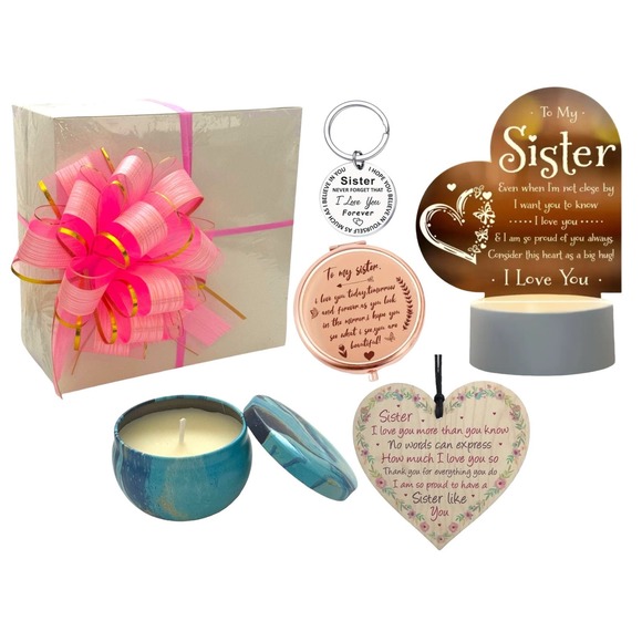Sister Gift Box Set, Unique Present for Sis, Special Custom Items, Fast Shipping - Picture 1 of 11